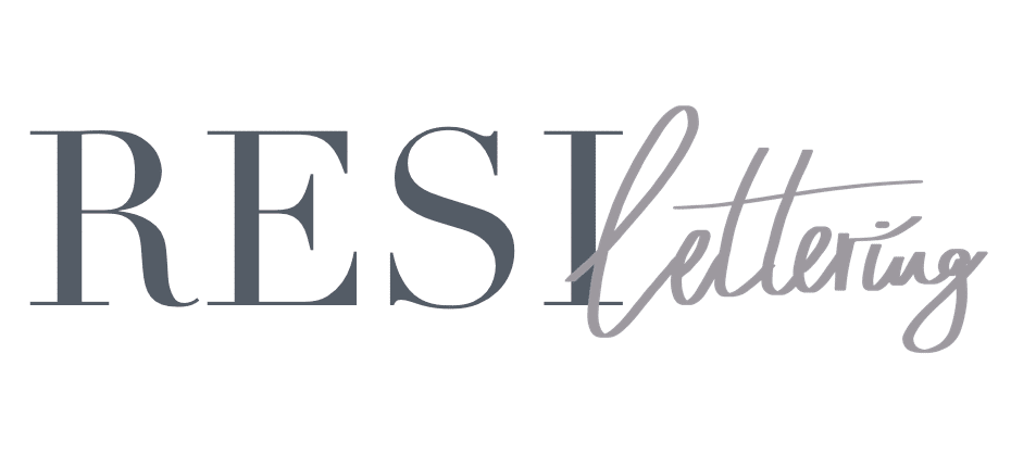 Logo Resi Lettering